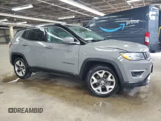2021 Jeep Compass Limited with VIN 3C4NJDCBXMT579353, listed as a Copart auction lot 55634215 with 98,644 mi miles and Salvage title. Bid and sale history available at DreamBid. Image 4.