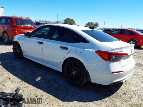 2023 Honda Civic Sport with VIN 2HGFE2F51PH513811, listed as a IAAI auction lot 41701450 with 33,933 mi miles and . Bid and sale history available at DreamBid. Image 3.