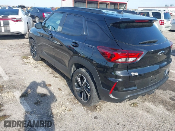 2023 Chevrolet TrailBlazer RS with VIN KL79MTSL5PB125754, listed as a IAAI auction lot 41882006 with 14,223 mi miles and . Bid and sale history available at DreamBid. Image 3.