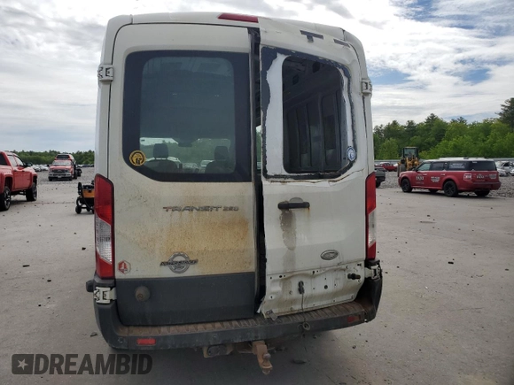 2015 Ford Transit with VIN 1FTNR2CV0FKA63935, listed as a Copart auction lot 58589985 with 190,246 mi miles and Salvage title. Bid and sale history available at DreamBid. Image 6.