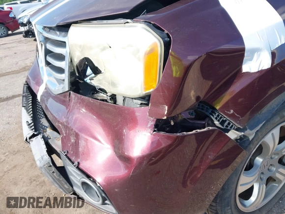 2013 Honda Pilot EX-L with VIN 5FNYF3H58DB032933, listed as a IAAI auction lot 42213061 with 166,496 mi miles and . Bid and sale history available at DreamBid. Image 6.