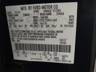 2011 Ford Escape XLT с VIN 1FMCU9DG9BKB14059, выставлен на аукционе IAAI как лот 42175947 с пробегом 113 901 миль миль и . История ставок и продаж доступна на DreamBid. Изображение 9.