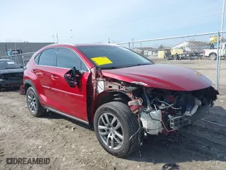 2015 Lexus NX 200t with VIN JTJBARBZXF2012186, listed as a IAAI auction lot 41768256 with 153,919 mi miles. Bid and sale history available at carsss.com. Image 1.