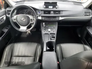 2012 Lexus CT 200h with VIN JTHKD5BH7C2117143, listed as a Copart auction lot 59111325 with 93,247 mi miles and Salvage title. Bid and sale history available at DreamBid. Image 8.