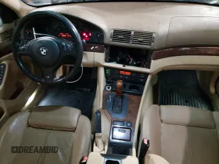 2003 BMW 5 Series 525iAT with VIN WBADS43443GE11057, listed as a Copart auction lot 44243155 with 174,926 mi miles and Salvage Title. Bid and sale history available at carsss.com. Image 8.