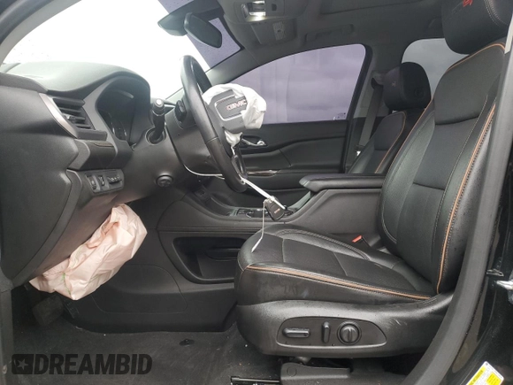 2021 GMC Acadia AT4 with VIN 1GKKNLLS5MZ168635, listed as a Copart auction lot 55988445 with 106,777 mi miles and Salvage title. Bid and sale history available at DreamBid. Image 7.