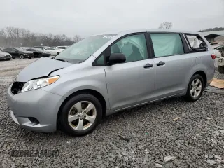 2017 Toyota Sienna L with VIN 5TDZZ3DC0HS887658, listed as a Copart auction lot 44546325 with 56,635 mi miles and Salvage Title. Bid and sale history available at DreamBid. Image 1.