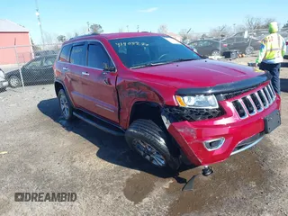 2014 Jeep Grand Cherokee Limited with VIN 1C4RJFBG3EC378918, listed as a IAAI auction lot 41903277 with 137,516 mi miles. Bid and sale history available at carsss.com. Image 1.