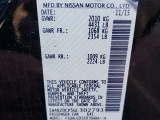 2016 Nissan LEAF S with VIN 1N4BZ0CP5GC302793, listed as a Copart auction lot 59897723 with 36,657 mi miles. Bid and sale history available at carsss.com. Image 14.