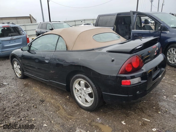 2001 Mitsubishi Eclipse GT with VIN 4A3AE85H01E048182, listed as a Copart auction lot 38087884 with 113,205 mi miles and Clean Title. Bid and sale history available at carsss.com. Image 2.