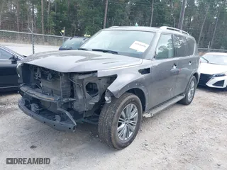 2023 Infiniti QX80 LUXE with VIN JN8AZ2AE2P9302125, listed as a IAAI auction lot 41546696 with 58,323 mi miles. Bid and sale history available at carsss.com. Image 17.