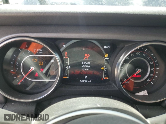 2021 Jeep Gladiator Mojave with VIN 1C6JJTEG3ML554606, listed as a Copart auction lot 51432625 with 58,297 mi miles and Salvage Title. Bid and sale history available at DreamBid. Image 9.