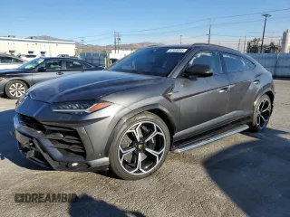 2019 Lamborghini Urus z VIN ZPBUA1ZL8KLA01957, wystawiony jako Copart lot #87969065 z przebiegiem 13 329 mil mil oraz Szkody całkowita. Historia ofert i sprzedaży dostępna na DreamBid. Obrazek 1.