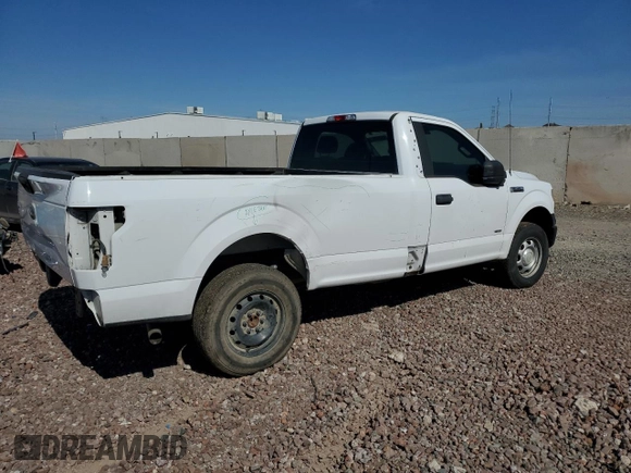 2017 Ford F-150 XL with VIN 1FTNF1CG0HKC20421, listed as a Copart auction lot 46412525 with 93,707 mi miles and Salvage title. Bid and sale history available at DreamBid. Image 3.
