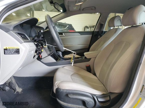 2015 Hyundai Sonata 2.4L SE with VIN 5NPE24AF4FH181982, listed as a Copart auction lot 50905925 with 137,043 mi miles and Salvage Title. Bid and sale history available at carsss.com. Image 7.