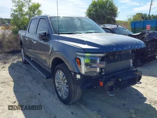 2024 Ford F-150 with VIN 1FTFW7LD5RFA46711, listed as a IAAI auction lot 41740624 with 11,736 mi miles and . Bid and sale history available at DreamBid. Image 1.