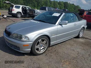2002 BMW 3 Series 330Ci with VIN WBABS53492JU92293, listed as a IAAI auction lot 42124178 with 202,711 mi miles and . Bid and sale history available at carsss.com. Image 2.