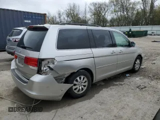 2008 Honda Odyssey EX-L with VIN 5FNRL38608B002157, listed as a Copart auction lot 55074735 with 205,611 mi miles and Non Repairable. Bid and sale history available at DreamBid. Image 3.