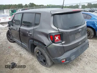 2018 Jeep Renegade Sport with VIN ZACCJAAB2JPG70452, listed as a IAAI auction lot 42203216 with 115,354 mi miles and . Bid and sale history available at DreamBid. Image 3.