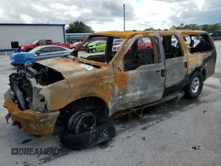 2003 Ford Excursion Limited z VIN 1FMNU42PX3EB44105, wystawiony jako Copart lot #86755434 z przebiegiem Nie podano mil oraz Nie do naprawy. Historia ofert i sprzedaży dostępna na DreamBid. Obrazek 1.