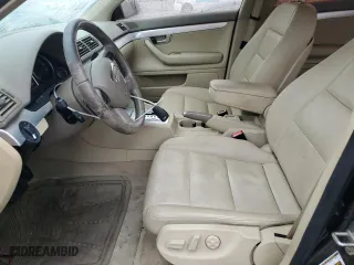 2008 Audi A4 2.0T with VIN WAUDF78E68A078830, listed as a Copart auction lot 50652695 with 110,898 mi miles and Salvage Title. Bid and sale history available at carsss.com. Image 7.
