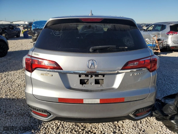 2018 Acura RDX with VIN 5J8TB3H30JL010763, listed as a Copart auction lot 84438794 with 0 mi miles and Salvage Title. Bid and sale history available at carsss.com. Image 6.