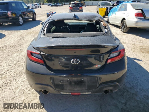 2023 Toyota GR86 Premium with VIN JF1ZNBE13P9761056, listed as a Copart auction lot 75953804 with 10,960 mi miles and Salvage Title. Bid and sale history available at carsss.com. Image 6.