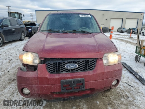 2007 Ford Escape Limited with VIN 1FMCU94197KB90948, listed as a Copart auction lot 89130505 with 181,655 mi miles and Non Repairable. Bid and sale history available at carsss.com. Image 5.
