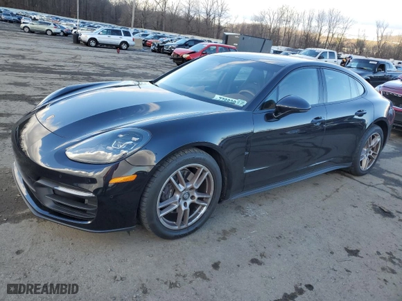 2022 Porsche Panamera with VIN WP0AJ2A72NL100650, listed as a Copart auction lot 77883073 with 17,693 mi miles. Bid and sale history available at carsss.com. Image 1.