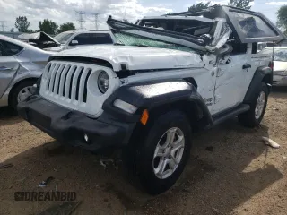 2020 Jeep Wrangler Willys с VIN 1C4GJXAN8LW121231, выставлен на аукционе Copart как лот 59509274 с пробегом Не указан миль и На запчасти • Non repairable. История ставок и продаж доступна на DreamBid. Изображение 1.