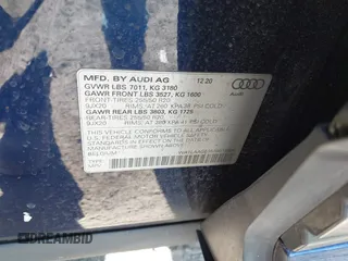 2021 Audi e-tron Premium Plus z VIN WA1LAAGE3MB018496, wystawiony jako IAAI lot #41898780 z przebiegiem 73 133 mil mil oraz . Historia ofert i sprzedaży dostępna na DreamBid. Obrazek 9.