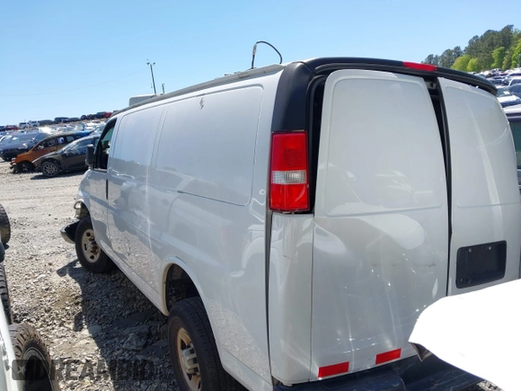 2019 Chevrolet Express Cargo Van with VIN 1GCWGAFP2K1347973, listed as a IAAI auction lot 41991559 with 70,050 mi miles. Bid and sale history available at carsss.com. Image 14.