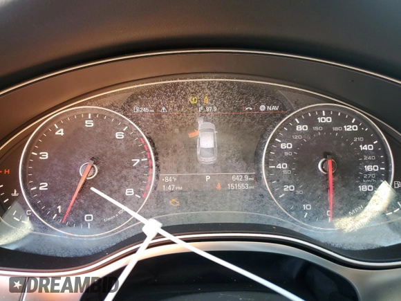 2012 Audi A7 Premium Plus с VIN WAUSGAFC3CN002390, выставлен на аукционе Copart как лот 43954075 с пробегом 151 553 миль миль и Списание • Salvage title. История ставок и продаж доступна на DreamBid. Изображение 9.