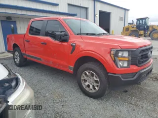 2023 Ford F-150 with VIN 1FTFW1P85PKD82406, listed as a Copart auction lot 84744944 with 32,982 mi miles and Salvage title. Bid and sale history available at DreamBid. Image 4.
