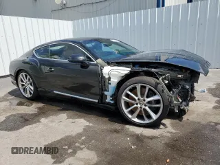 2020 Bentley Continental GT First Edition with VIN SCBCG2ZG9LC075046, listed as a Copart auction lot 57304795 with 32,669 mi miles and Salvage title. Bid and sale history available at DreamBid. Image 4.
