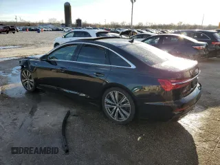 2019 Audi A6 Premium Plus with VIN WAUL2BF28KN068447, listed as a Copart auction lot 48252955 with 93,041 mi miles and Salvage Title. Bid and sale history available at carsss.com. Image 2.