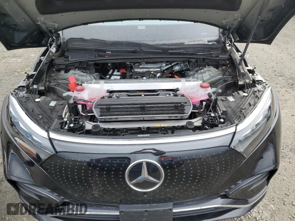 2023 Mercedes-Benz EQS with VIN 4JGDM2EB1PA019393, listed as a Copart auction lot 44242954 with 157 mi miles. Bid and sale history available at carsss.com. Image 11.