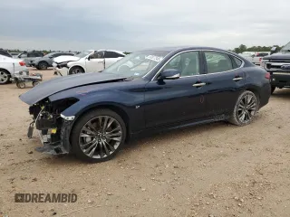 2017 Infiniti Q70 3.7 with VIN JN1BY1AP5HM741626, listed as a Copart auction lot 50827345 with 17,882 mi miles and Salvage Title. Bid and sale history available at DreamBid. Image 1.