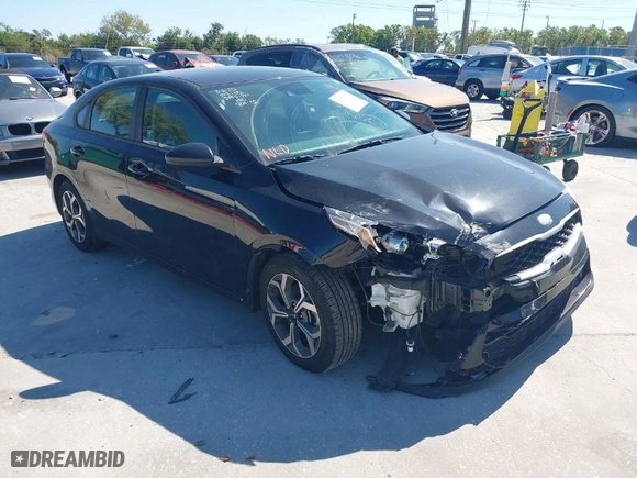 2019 Kia Forte LXS with VIN 3KPF24AD4KE023191, listed as a IAAI auction lot 41776162 with 57,316 mi miles. Bid and sale history available at carsss.com. Image 1.