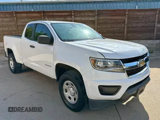 2018 Chevrolet Colorado 2WD Work Truck with VIN 1GCHSBEAXJ1318214, listed as a Copart auction lot 63148005 with 120,356 mi miles and Clean title. Bid and sale history available at DreamBid. Image 1.