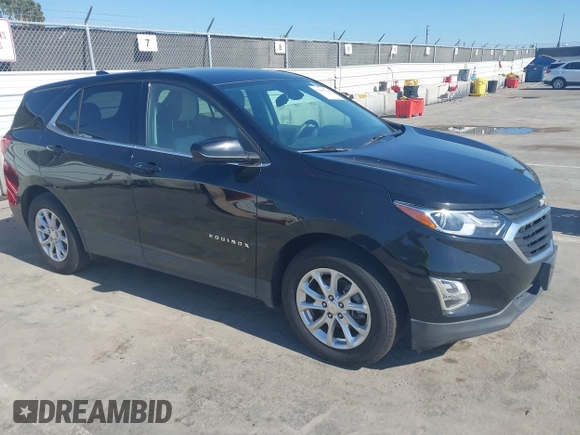 2020 Chevrolet Equinox LT with VIN 2GNAXJEV7L6259159, listed as a IAAI auction lot 42439744 with 90,670 mi miles and . Bid and sale history available at DreamBid. Image 1.