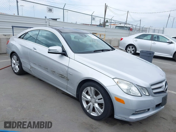 2012 Mercedes-Benz E 350 with VIN WDDKJ5KB1CF154693, listed as a IAAI auction lot 42077545 with 110,991 mi miles and . Bid and sale history available at DreamBid. Image 1.