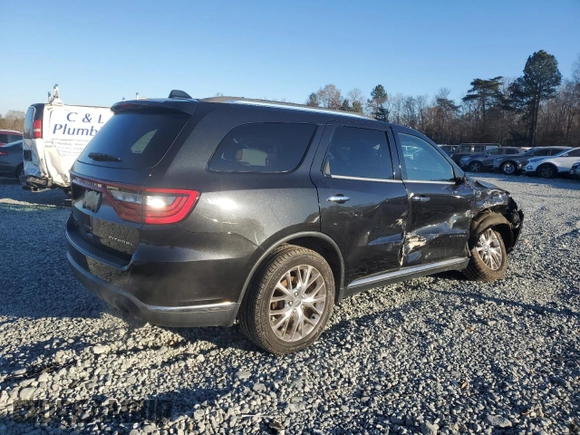 2015 Dodge Durango Citadel with VIN 1C4RDHEG2FC702604, listed as a Copart auction lot 82533594 with 135,798 mi miles and Salvage title. Bid and sale history available at DreamBid. Image 3.