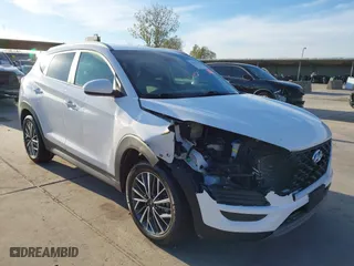 2020 Hyundai Tucson Sport with VIN KM8J33AL8LU251329, listed as a IAAI auction lot 41254246 with 61,626 mi miles. Bid and sale history available at carsss.com. Image 1.