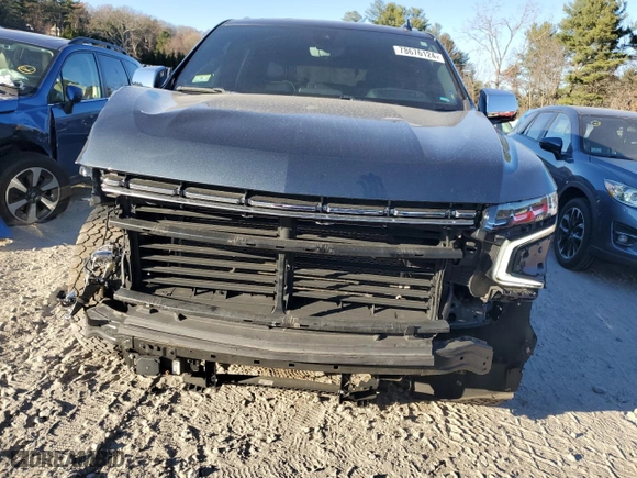 2021 Chevrolet Tahoe Premier with VIN 1GNSKSKD0MR156904, listed as a Copart auction lot 78676124 with 81,558 mi miles and Salvage Title. Bid and sale history available at carsss.com. Image 5.