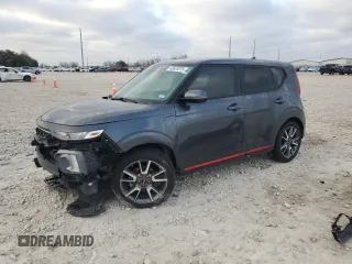 2021 Kia Soul GT-Line with VIN KNDJ63AU3M7788632, listed as a Copart auction lot 43823375 with 51,176 mi miles and Salvage Title. Bid and sale history available at DreamBid. Image 1.
