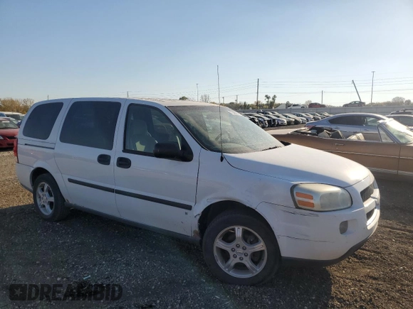 2008 Chevrolet Uplander LS with VIN 1GNDV23178D201554, listed as a Copart auction lot 77306624 with 0 mi miles and Salvage Title. Bid and sale history available at carsss.com. Image 4.