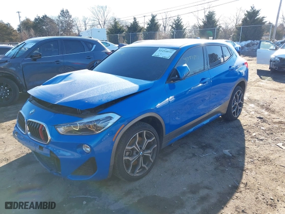 2018 BMW X2 xDrive28i with VIN WBXYJ5C31JEF81845, listed as a IAAI auction lot 41454832 with 109,330 mi miles. Bid and sale history available at carsss.com. Image 17.