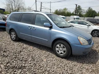 2010 Kia Sedona LX with VIN KNDMG4C31A6330612, listed as a Copart auction lot 54495685 with 246,564 mi miles and Salvage Title. Bid and sale history available at carsss.com. Image 4.