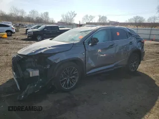 2021 Lexus RX 350 F Sport z VIN 2T2SZMDAXMC260051, wystawiony jako Copart lot #47360605 z przebiegiem Nie podano mil oraz Szkoda całkowita • Salvage title. Historia ofert i sprzedaży dostępna na DreamBid. Obrazek 1.
